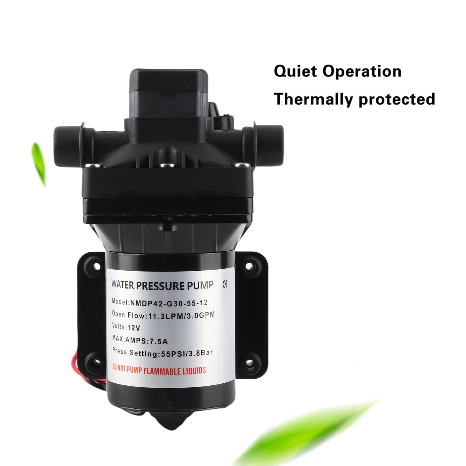 Rv Water Pump 12V 55Psi - Pompa dell'acqua per camper 12V 55PSI