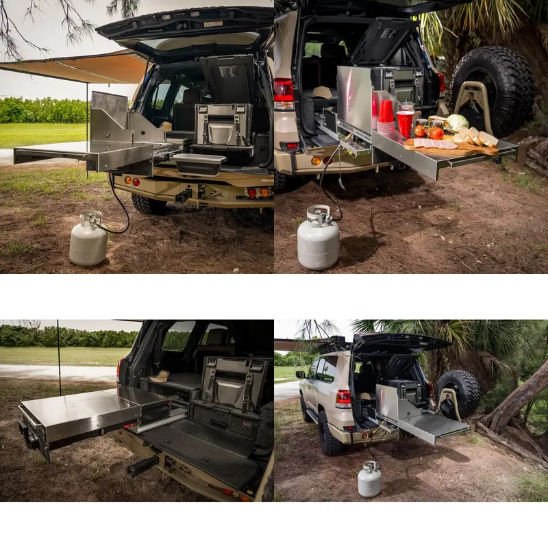 Camper Trailer Kitchen Slide - Cucina Estraibile in Acciaio Inox 304