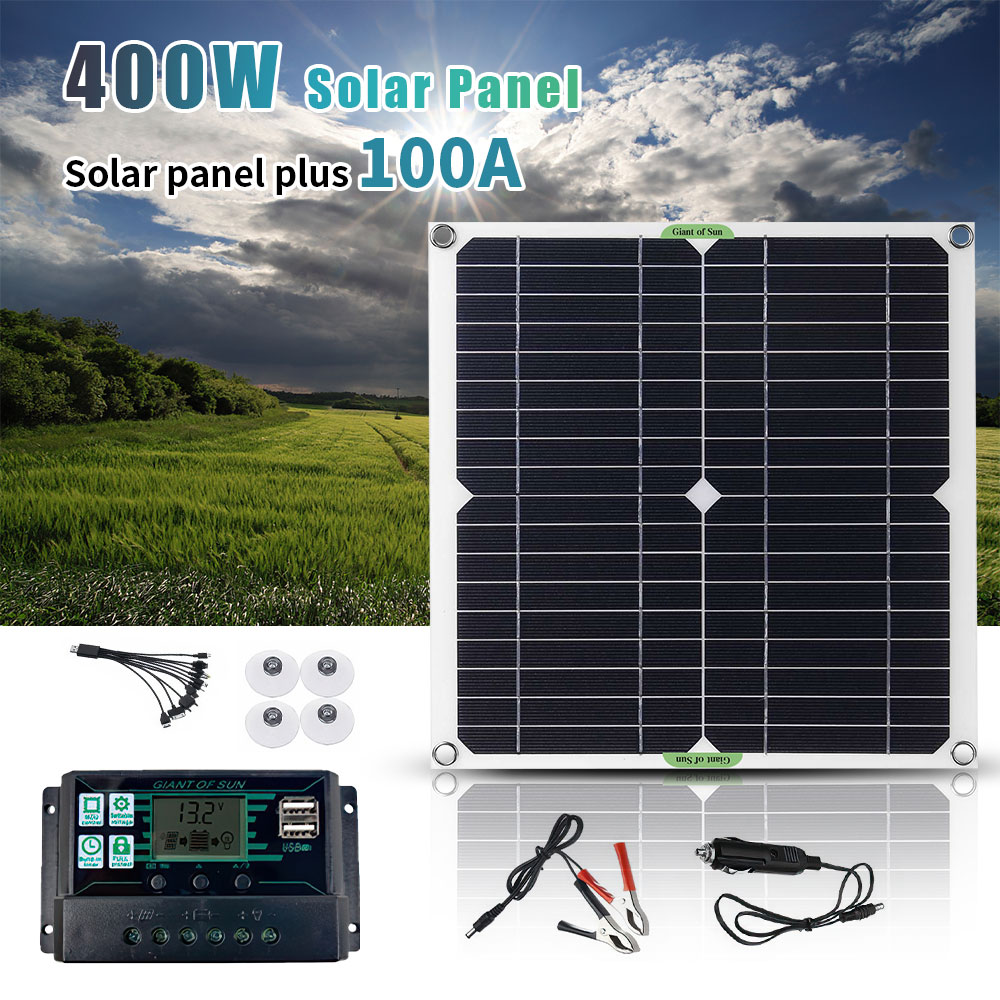Rv Solar Panel Kit 400W - Kit Pannello Solare Portatile 400W con