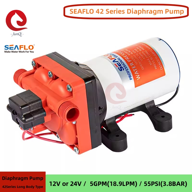 Rv Water Pump 12V 55Psi - SEAFLO Serie 42 Pompa acqua a
