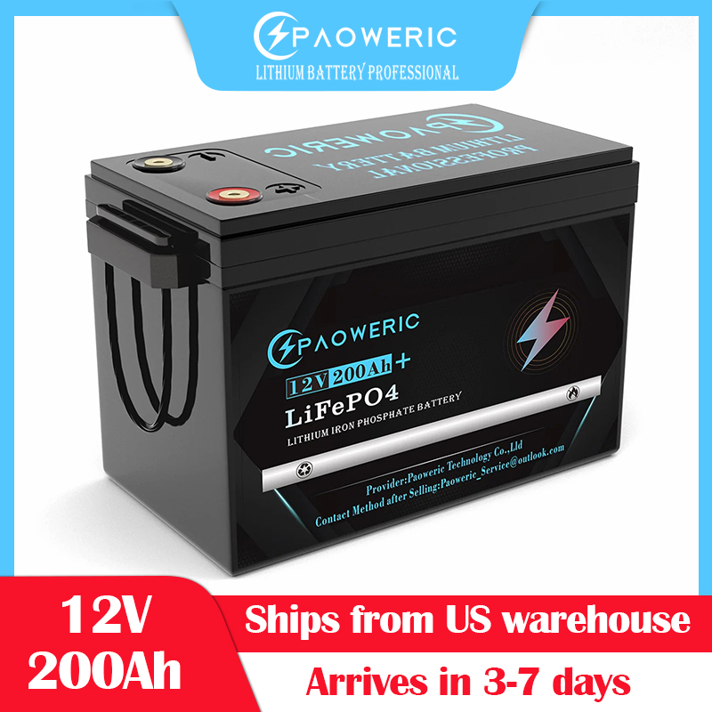 Rv Lithium Battery 200Ah - Batteria LiFePO4 12V 200Ah, batteria al