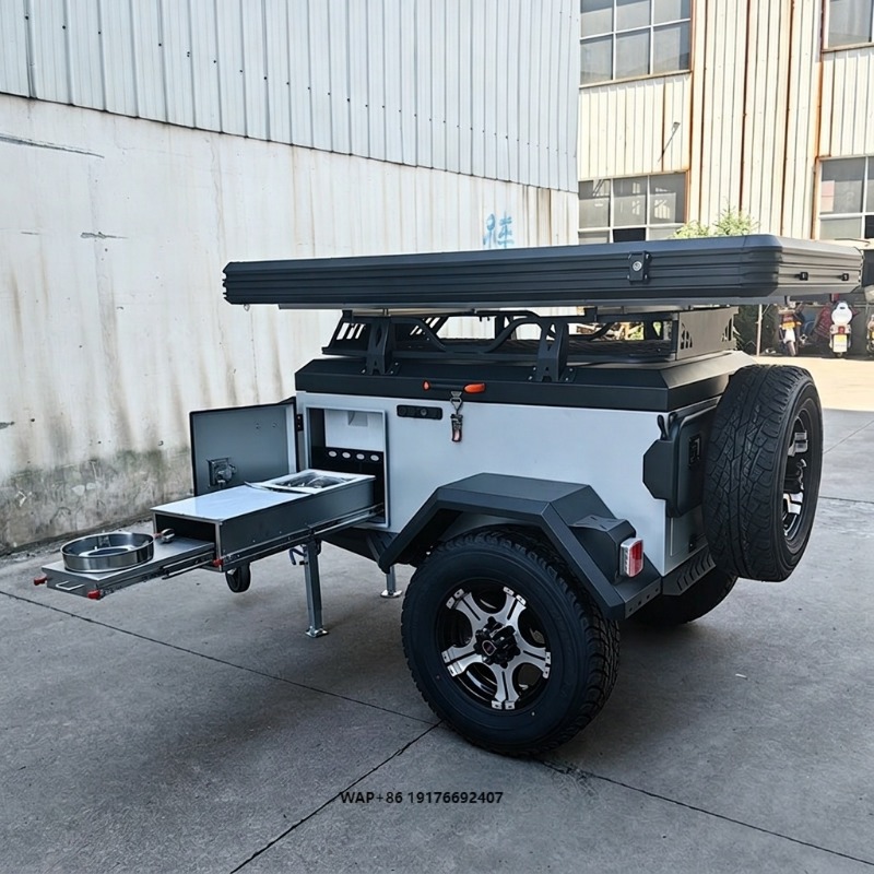 Off Road Camper Trailer Tent - Rimorchio Camper Fuoristrada con Tenda da