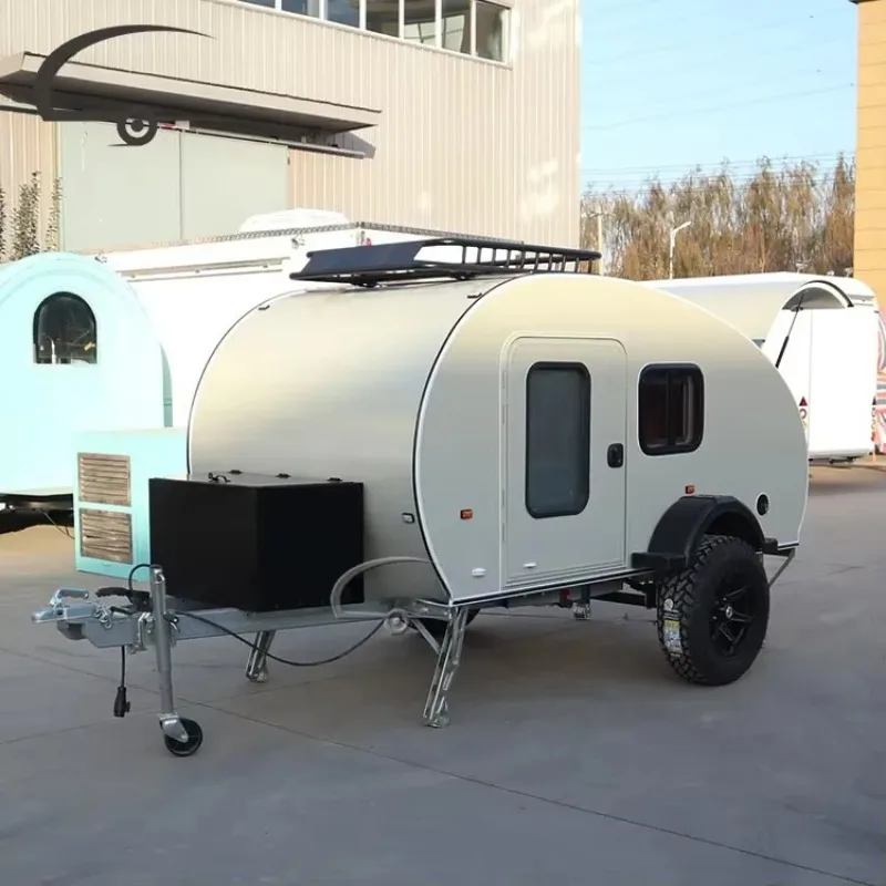 Camper Trailer Roof Rack - Rimorchio Camper Teardrop Leggero Fuoristrada, Piccola
