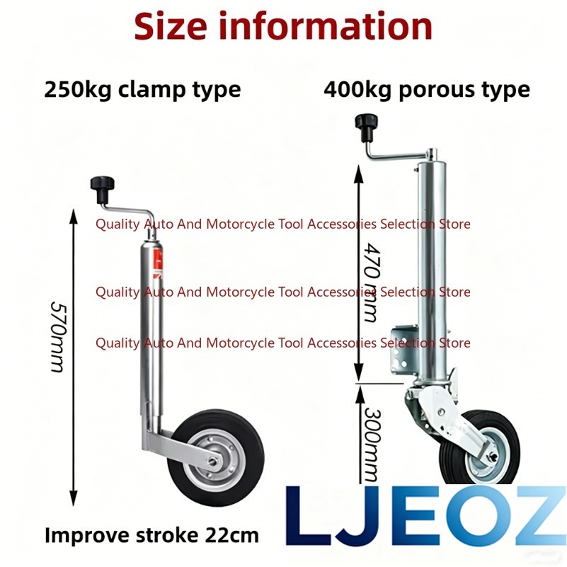 Camper Trailer Jockey Wheel - Ruota di supporto per rimorchio tipo