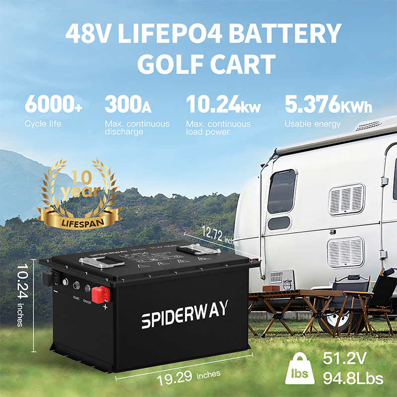 Rv Lithium Battery 200Ah - Nuova Batteria al Litio 48V 105Ah