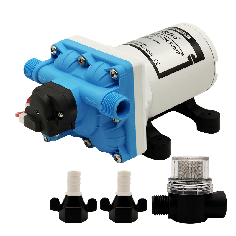 Rv Water Pump 12V 55Psi - Pompa a Diaframma per Camper RV,