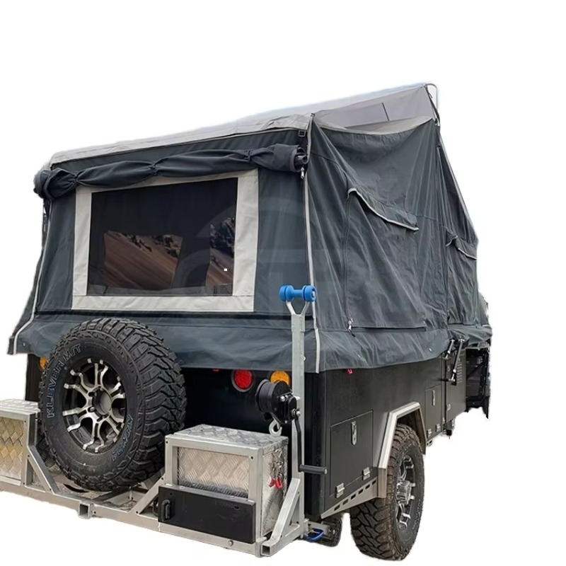 Off Road Camper Trailer Tent - Piccolo rimorchio camper personalizzato Mini veicolo