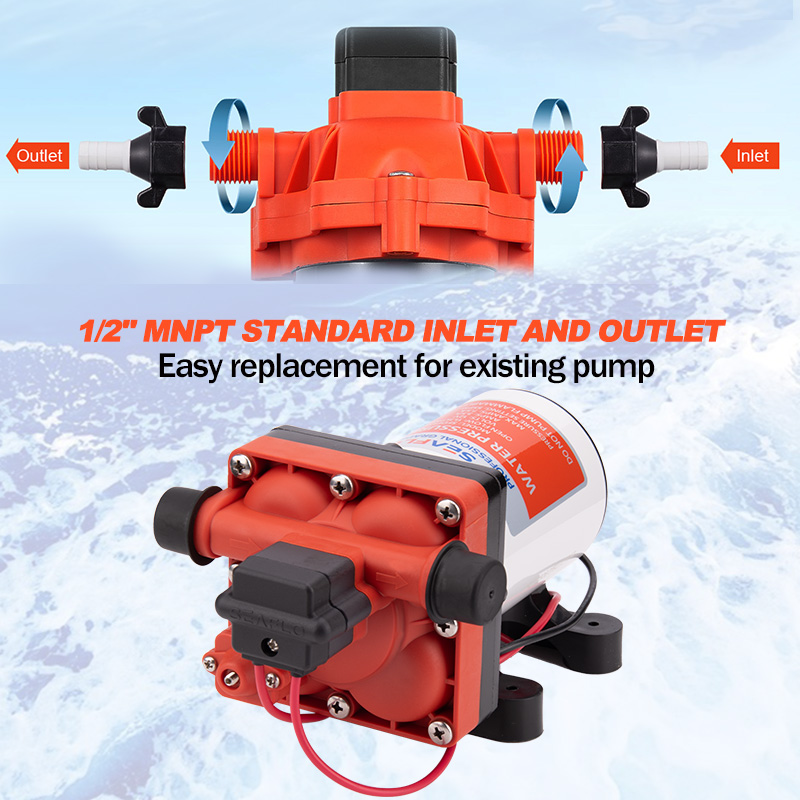 Pompa acqua a membrana autoade - Rv Water Pump 12V 55Psi recensione e prezzo