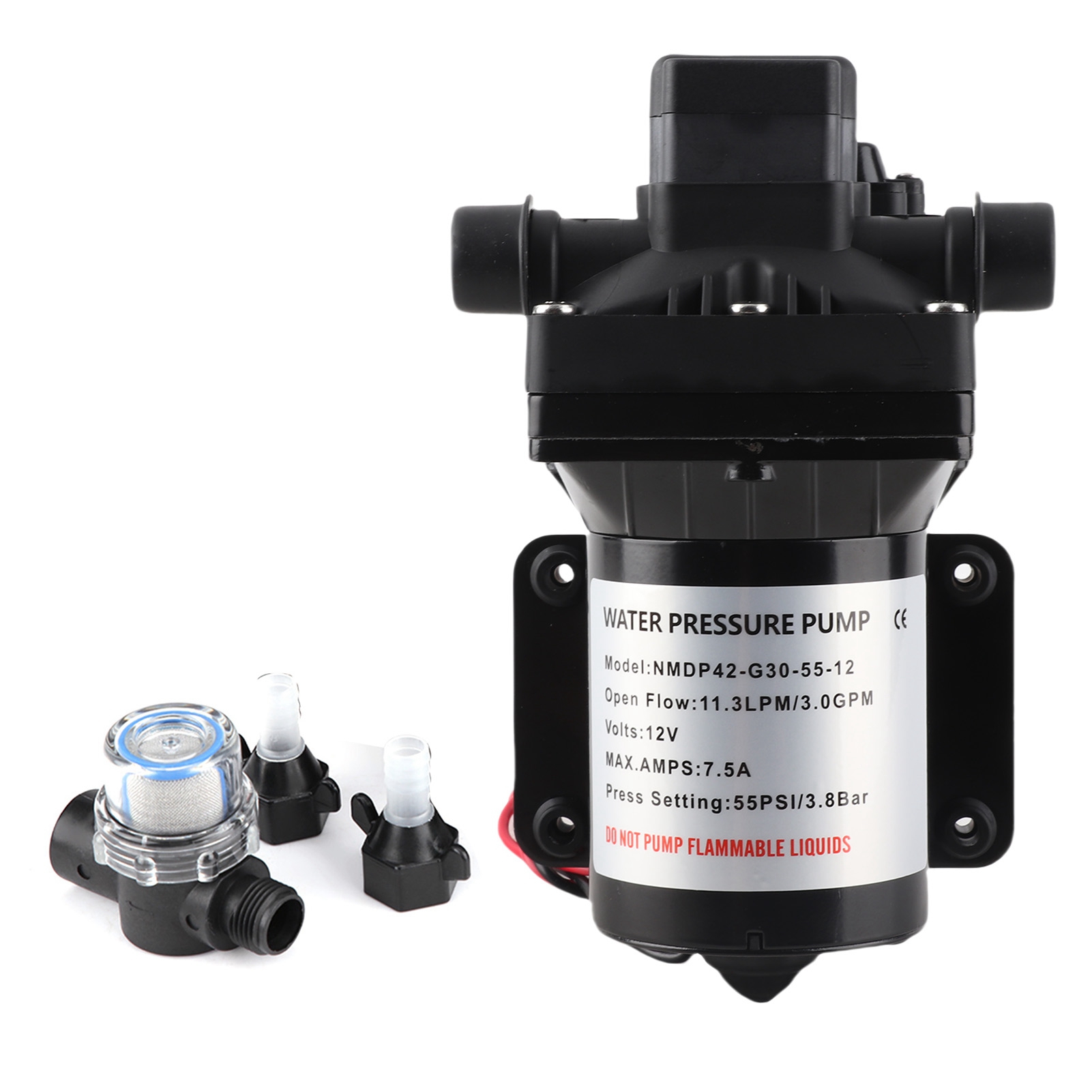 Pompa dell'acqua per camper 12 - Rv Water Pump 12V 55Psi recensione e prezzo