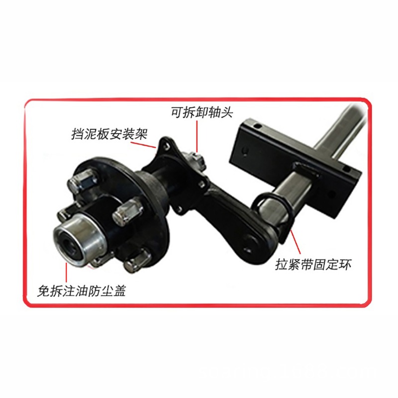 Asse di torsione in gomma per  - Camper Trailer Suspension Independent recensione e prezzo