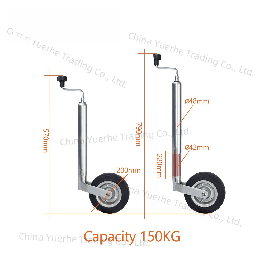 Tipo europeo Top Wind Trailer  - Camper Trailer Jockey Wheel recensione e prezzo