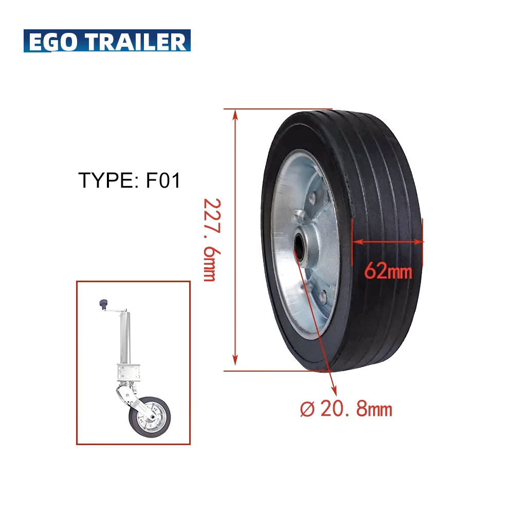 Ruota di ricambio di ricambio  - Camper Trailer Jockey Wheel recensione e prezzo
