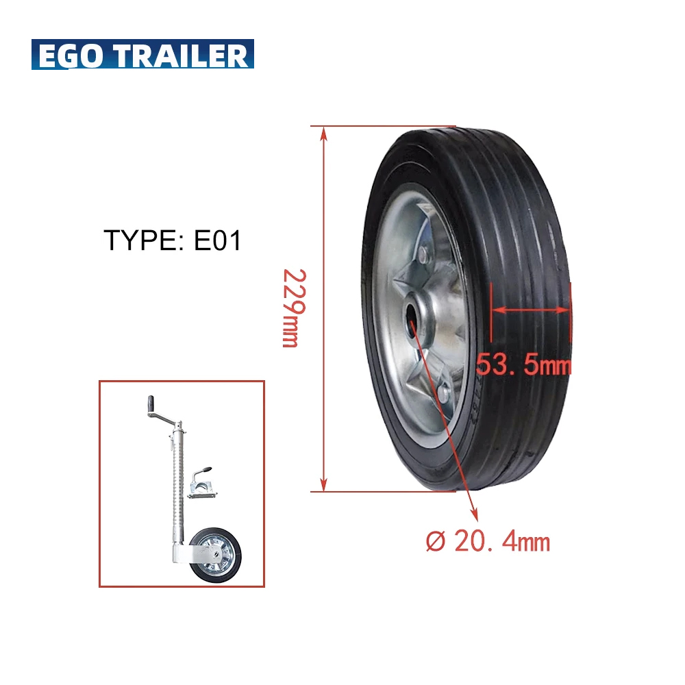 Ruota di ricambio di ricambio  - Camper Trailer Jockey Wheel recensione e prezzo