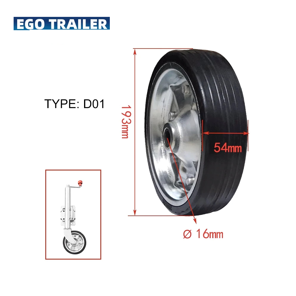 Ruota di ricambio di ricambio  - Camper Trailer Jockey Wheel recensione e prezzo