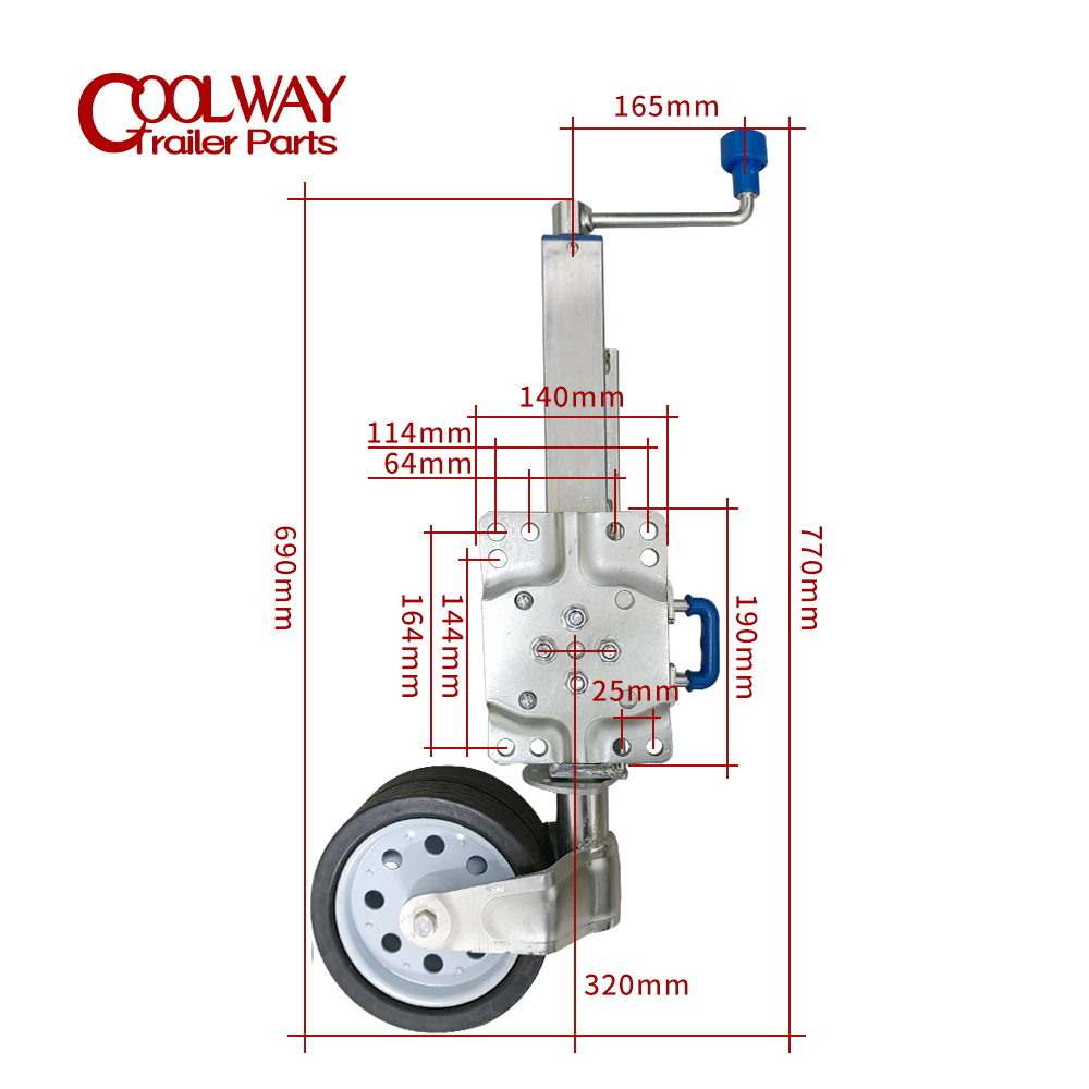Doppia ruota Jockey Swing Up T - Camper Trailer Jockey Wheel recensione e prezzo