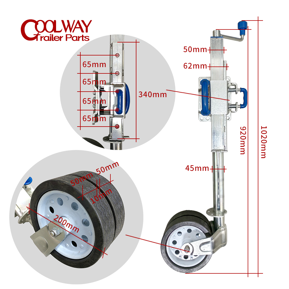 Doppia ruota Jockey Swing Up T - Camper Trailer Jockey Wheel recensione e prezzo