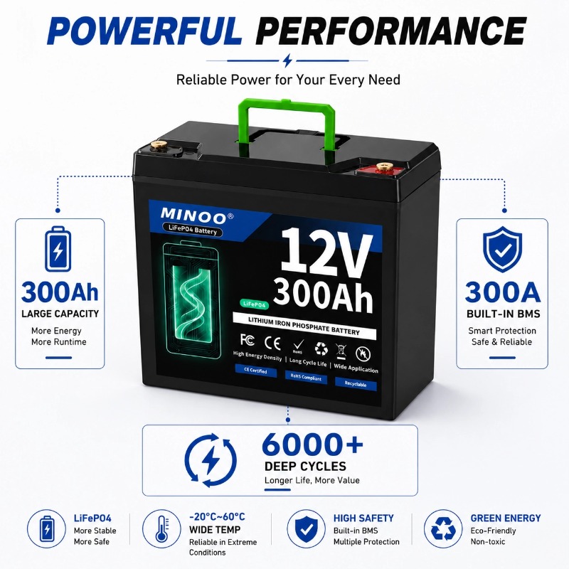 Batteria LiFePO4 12V 300Ah con - Rv Lithium Battery 200Ah recensione e prezzo