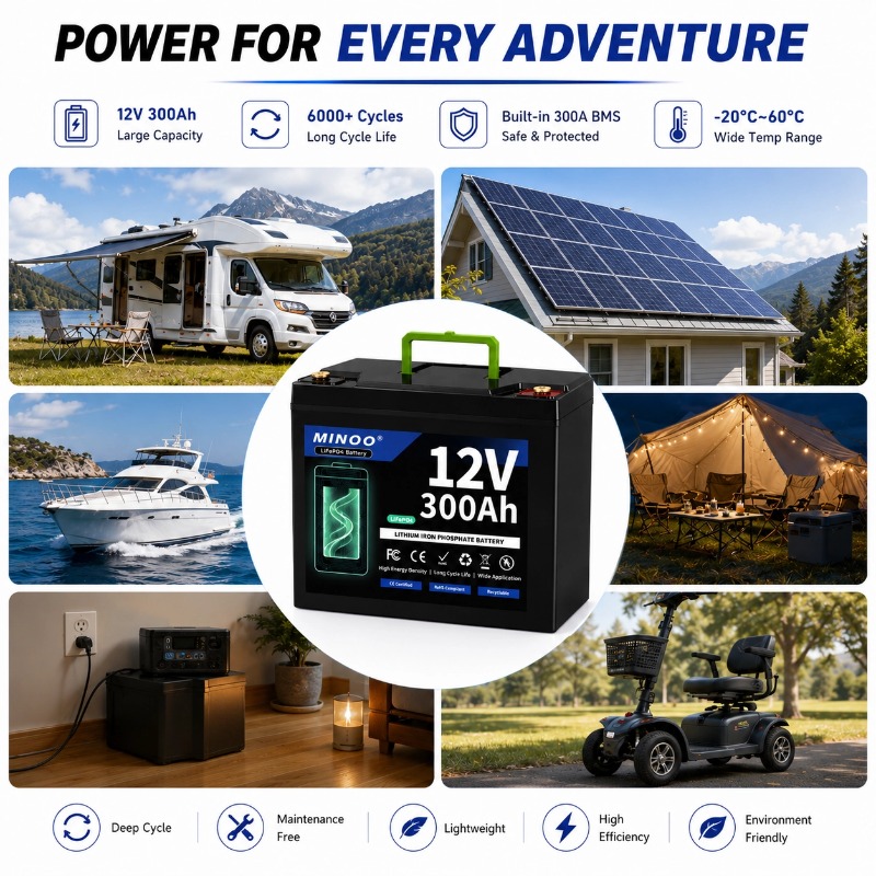Batteria LiFePO4 12V 300Ah con - Rv Lithium Battery 200Ah recensione e prezzo