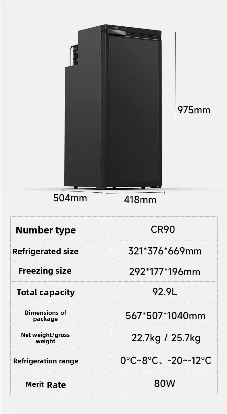 Frigorifero per Caravan CR90 c - 12V Fridge Freezer Rv recensione e prezzo