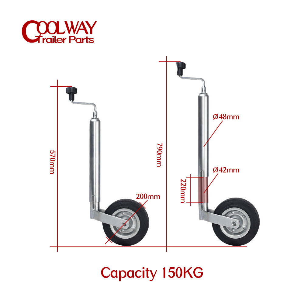Tipo europa Top Wind Trailer J - Camper Trailer Jockey Wheel recensione e prezzo