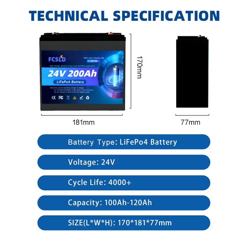Nuova Batteria LiFePO4 24V 100 - Rv Lithium Battery 200Ah recensione e prezzo