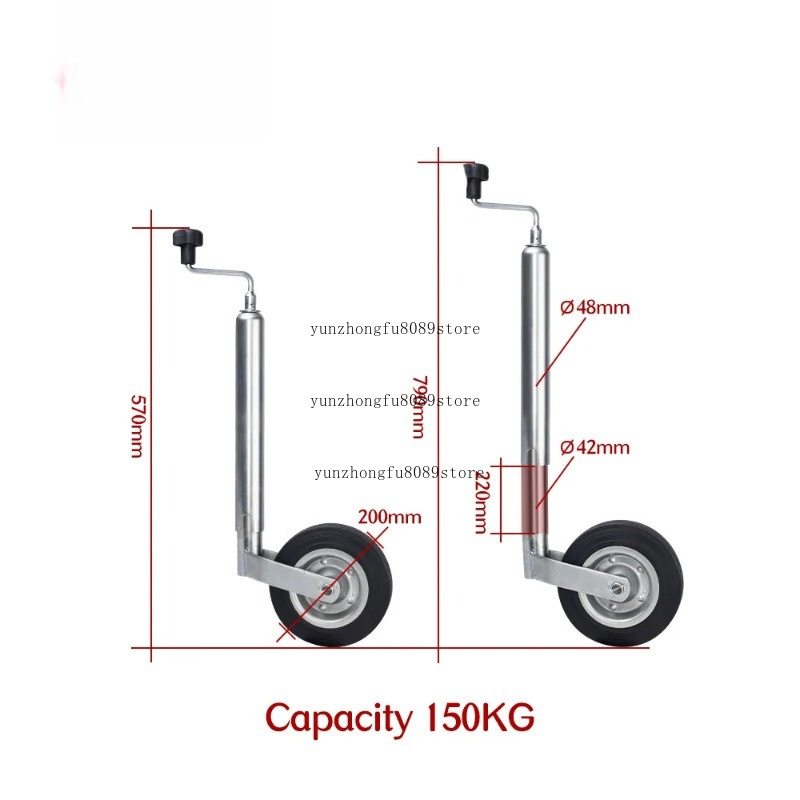 Piede d'appoggio per rimorchio - Camper Trailer Jockey Wheel recensione e prezzo