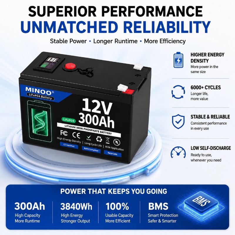 Batteria LiFePO4 12V 300AH 12V - Rv Lithium Battery 200Ah recensione e prezzo
