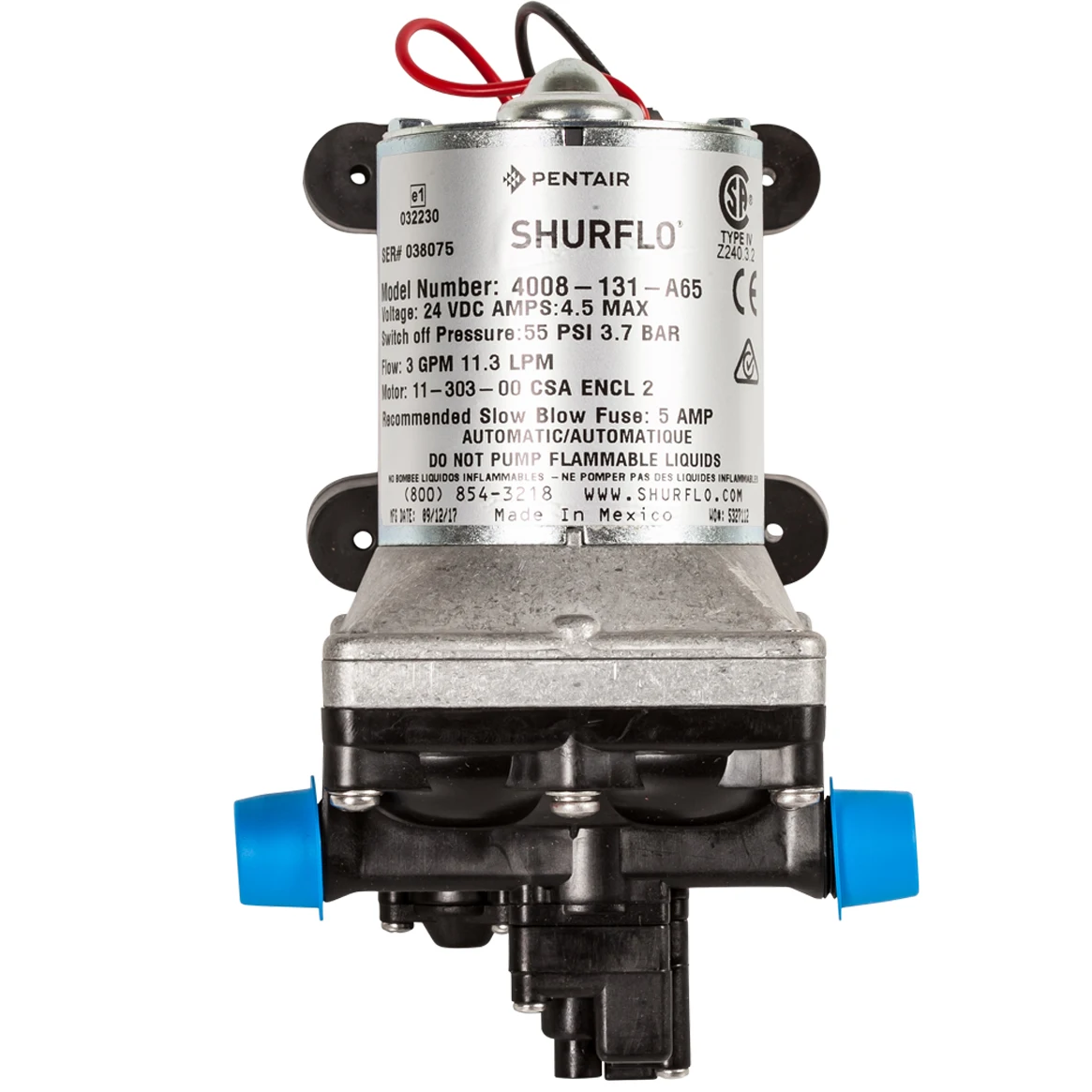 Pompa di bypass Shurflo 4008-1 - Rv Water Pump 12V 55Psi recensione e prezzo