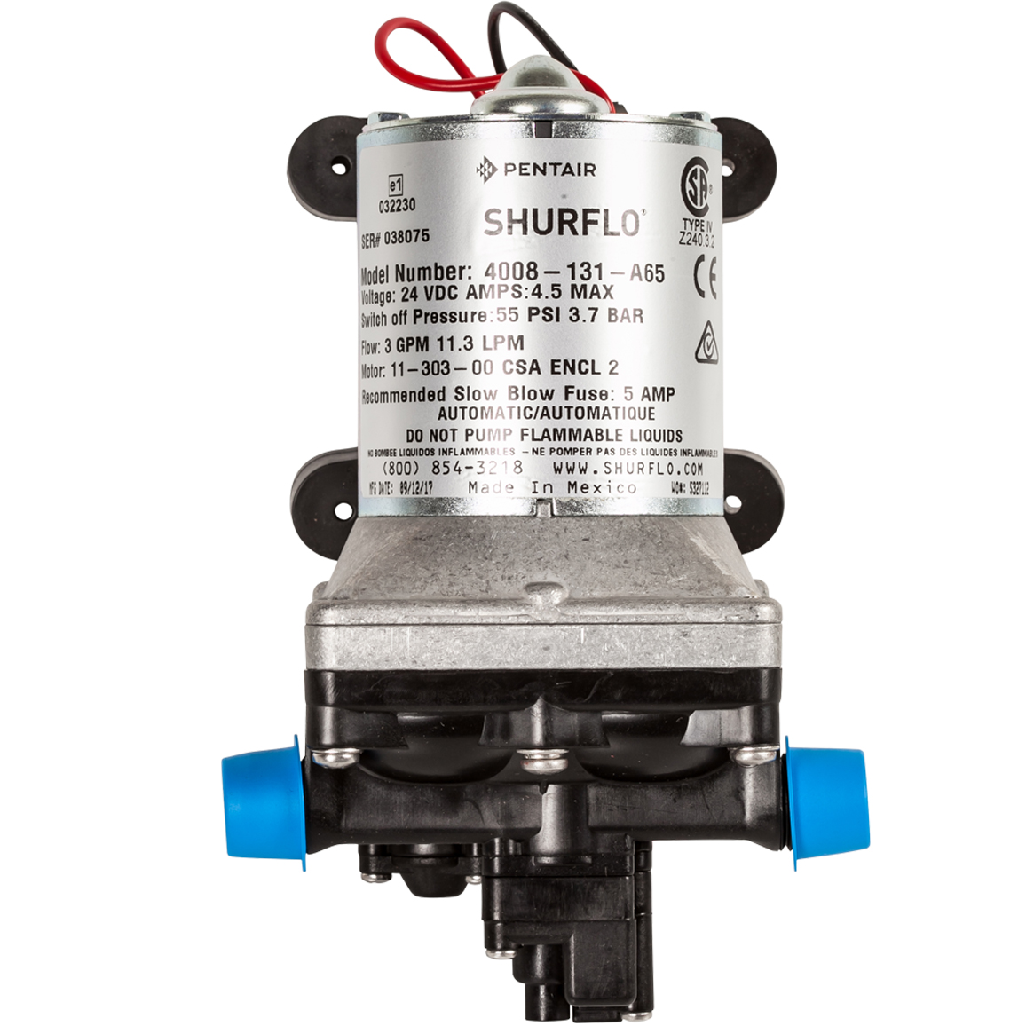 Pompa a Diaframma Elettrica Sh - Rv Water Pump 12V 55Psi recensione e prezzo