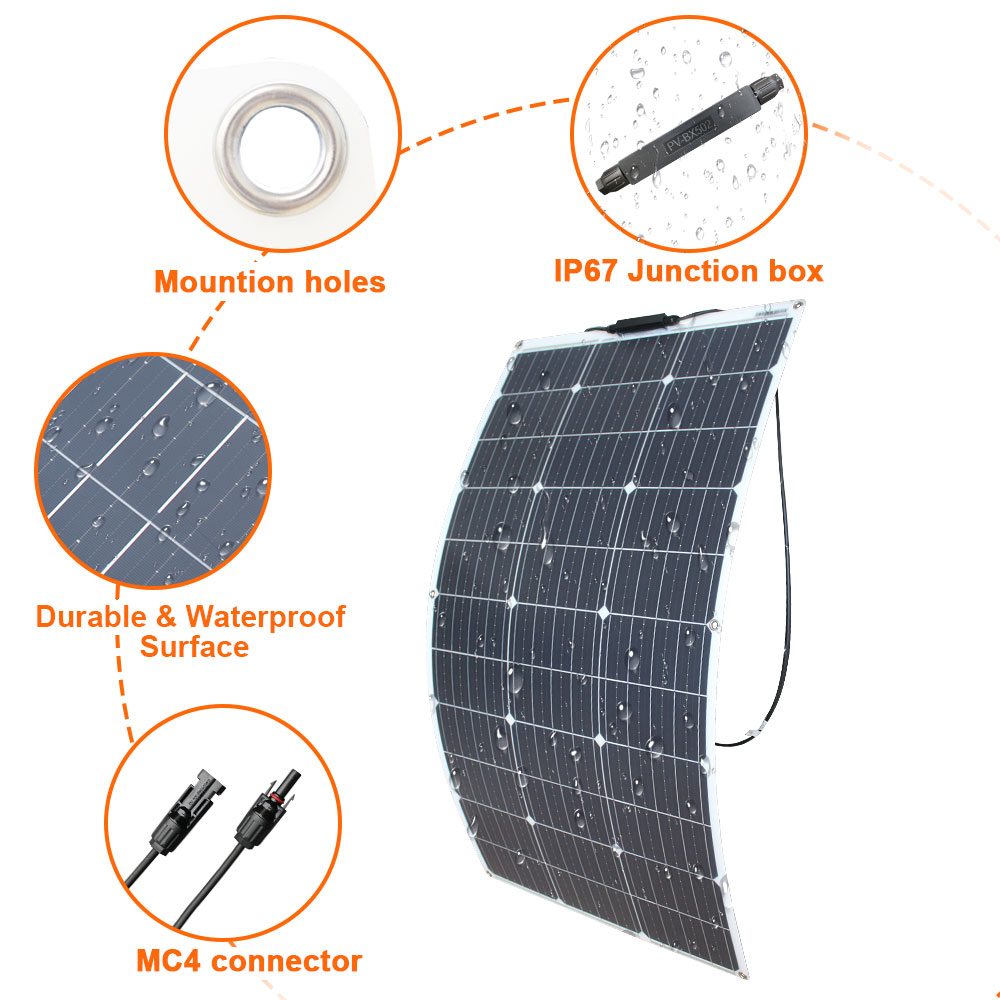 Kit Pannello Solare 100W 200W  - Rv Solar Panel Kit 400W recensione e prezzo