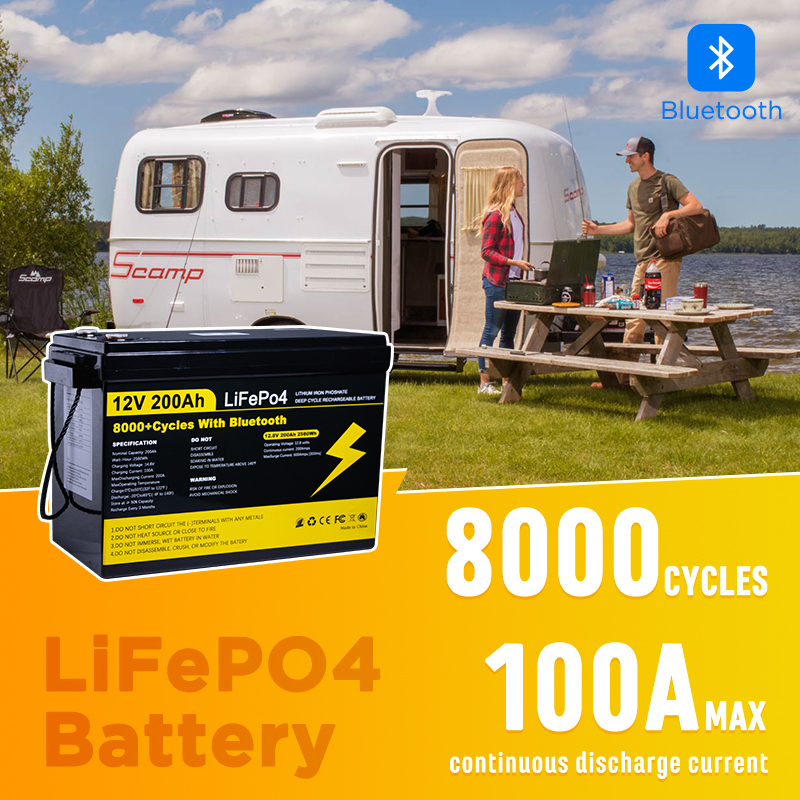 Batteria LiFePO4 12V 100Ah / 2 - Rv Lithium Battery 200Ah recensione e prezzo