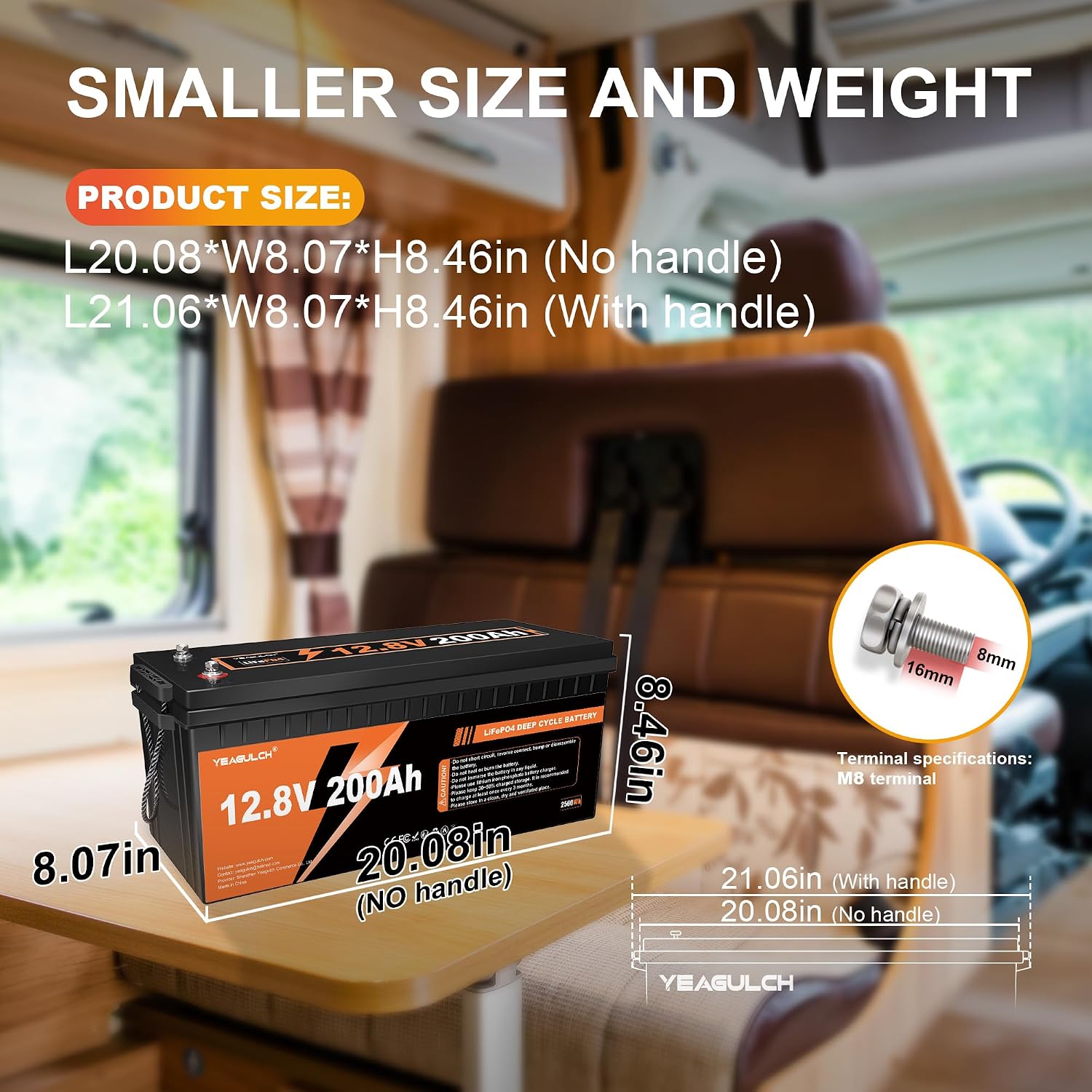 Batteria al litio LiFePO4 12V  - Rv Lithium Battery 200Ah recensione e prezzo